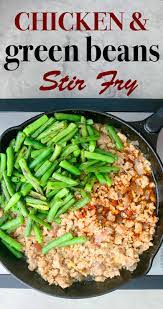 Ground Chicken And Green Beans Stir Fry Kitchen Hoskins Recipe Ground Chicken Recipes Spicy Recipes Asian Chicken Recipes