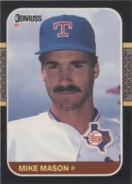 1987 Topps #646 Mike Mason Pitcher Texas Rangers FREE shipping