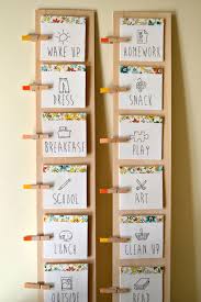 Diy Daily Routine Chart For Kids Daily Routine Chart For