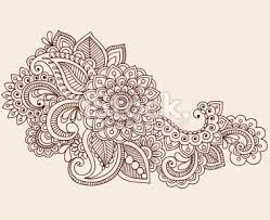 Hand Drawn Henna Flowers And Paisley Tattoo Doodles Vector Paisley Tattoo Paisley Doodle Henna Tattoo Designs