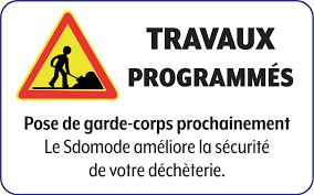 Ce sera l'une des dernières occasions de faire de bonnes affaires avant déménagement de la boutique aux environs du 15 octobre. Fermeture Exceptionnelle Travaux En Decheteries Sdomode