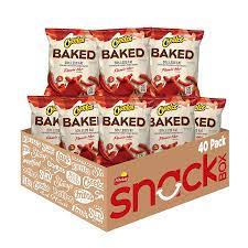 Mac & cheese as a fiery topping! Amazon Com Baked Cheetos Crunchy Flamin Hot Pack Of 40 Everything Else