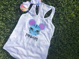 Custom Disney Pandora Themed Racerback Tank Tops Avatar Minnie