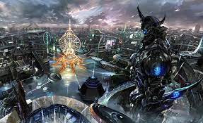 Sky, scifi, fantasy art, cloud, explosion, smoke, reflection. Sci Fi Fantasy Wallpapers Group 87