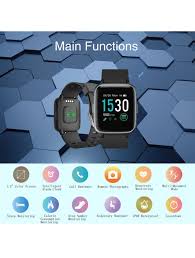 fitness smart watch heart rate monitor