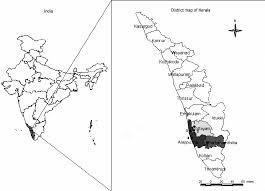India floods landslides kill more than 270 news. Map Of Kerala State India Showing The Study Area And Locations Of Download Scientific Diagram