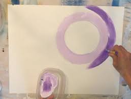 Paint this easy cherry blossom tree, with cotton swabs! Cherry Blossom Tree Painting Step By Step Painting For Beginners