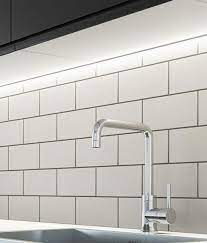 Under cabinet lighting fixtures can be used for kitchen cabinets, display cases, work stations, shelves, trade shows, bookcases, bathroom closets or stairways etc. Slimline Diffused Led Profile For Use Under Kitchen Cabinets