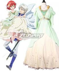Snow White With The Red Hair Shirayuki Cosplay Costume Red White Snow Rotes Haar Rot Haarige