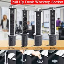 us plug sockets kitchen worktop desk 2 usb