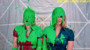 two ladies from mad lovers cosplay engage in some great old school comedy  nudes | GLAMOURHOUND.COM