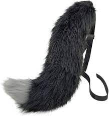 Amazon.com: Cute Fur Furry Fox Tail Adjustable Belt Long Wolf Tail Cat  Party Christmas Costume Props Funny Cosplay Anime Accessories (C-1-65cm) :  Clothing, Shoes & Jewelry