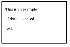 What is a double spaced essay example? G107 The Text Should Be Double Spacing Between The Lines Design Guidelines Of Multi Touch Interfaces For Elders