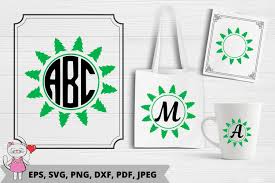 Download Christmas Monogram Frame Svg Eps Dxf Png Graphic By Magic World Of Design Creative Fabrica PSD Mockup Templates