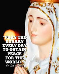 Prayer to Our Lady of Fatima for Peace O Blessed Virgin Mary, Our Lady of  Fatima, In your gentle embrace, we seek refuge and solace. You appeared to  the shepherd children, Bringing