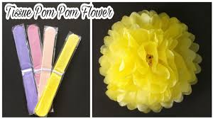 We always get excited when it comes time to throw a bridal or we threw a bridal shower for her sister, and while the table looked picture perfect, we were still missing something. How To Make Tissue Pom Pom Flowers Diy Tissue Pom Pom Tutorial Decoration Ideas Youtube