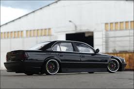The e38 was the first 7 series to offer diesel engines, with inline 6 and v8 options. Mb Tuningcars 1 18 Tuning Bmw 740i E38 1 Series 1994 Black Metallic Bbs Lm Alufelgen Ovp