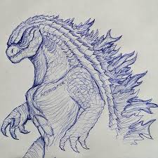 Monster Art En Instagram Godzilla 20 Min Unreferenced Sketch Godzillamovie Godzilla Godzillatattoo Godzilla Tattoo Godzilla Wallpaper Kaiju Art