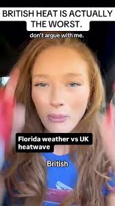Florida weather vs UK heatwave #florida #floridian #omgitswicks  #livinginflorida