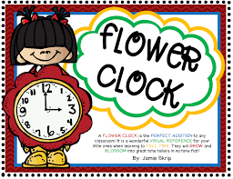 A Flower Clock Is The Perfect Addition To Any Classroom It Is A Wonderful Visual Reference For Your Little Ones When Learn To Tell Time Learning Time Learning