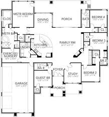 Five bedroom house plans one story. Contemporary Style House Plan 5 Beds 4 Baths 3322 Sq Ft Plan 80 216 House Plans One Story Contemporary House Plans Floor Plans