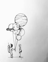 24 Ideas For Tattoo Moon Stars Sky Planet Drawing Space Drawings Doodle Art