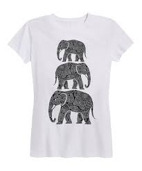 The main difference of concurrent data. Instant Message Womens White Stacked Elephant Relaxed Fit Tee Women Best Price And Reviews Zulily