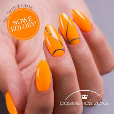 Lakier Hybrydowy Neonowy Pomaranczowy 7ml Orange Shake N51
