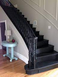 Black Stairs Geschilderde Trap Trappenhuis Ontwerp Trap Ideeen