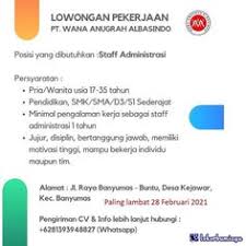 Lowongankerja15.com, lowongan kerja trans jakarta bulan maret 2021 info loker maret 2021, melatih kemampuan dan keahlian bisa memberikan pen. 310 Ide Loker Purwokerto Di 2021 Jaringan Dasar Tempat Pangkas Rambut Perlengkapan Bersepeda