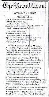 Try to write a poem that uses, like kitchenette building, the plural we to talk about a set of shared circumstances. Emily Dickinson Wikipedia