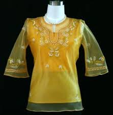 Black And Gold Barong Pin On Women S