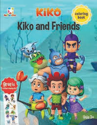 Mewarnai gambar gunung anak tk. Elex Media Komputindo Opredo Coloring Book Kiko Kiko Friends