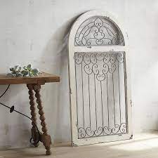 Antiqued Arch Wall Decor White Arched Wall Decor Iron Wall Decor Wall Decor