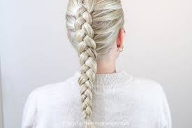 What's crazy about a braid is that it's extremely versatile. How To Single Dutch Braid Your Own Hair Everyday Hair Inspiration