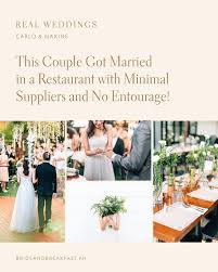 This Couple Got Married In A Restaurant With Minimal Suppliers And No Entourage Bride And Breakfast Civil Wedding Bride And Breakfast Philippines