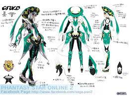 phantasy star online 2 concept art phantasy star online game character design phantasy star online 2