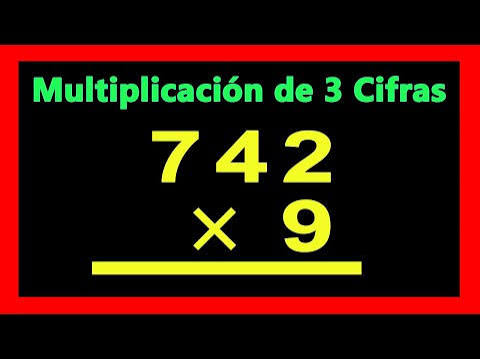 ✅? Multiplicaciones de 3 cifras por 1 cifra