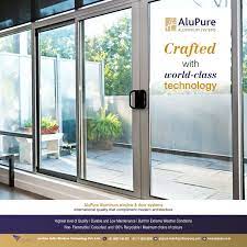 After few years some people are imported upvc profiles from german and china. Crafted Wth World Claass Technology Made For India Alupure Aluminium Window Door Systems For E Upvc Sliding Doors Aluminium Windows And Doors Windows