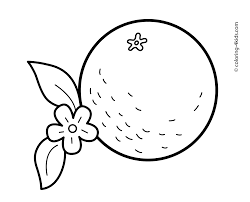 Check spelling or type a new query. Https Coloring 4kids Com Orange With Flower Fruits Coloring Pages For Kids Printable Free