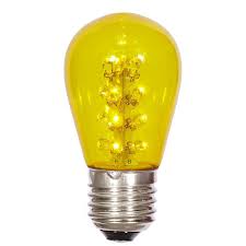 Vickerman Vickerman S14 Yellow Transparent Led Replacement Bulb In The String Light Bulbs Fuses Department At Lowes Com