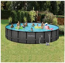 3.7 out of 5 stars. Buy Summer Waves Elite 22ft X 52in Above Ground Frame Outdoor Swimming Pool Set With Filter Pump Pool Cover Ladder Ground Cloth And Deluxe Maintenance Kit Online In Indonesia B06y4911qv