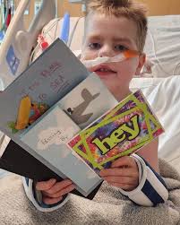 We wanted to share some recent photos of card-receiving patients including:  Camryn, a cancer patient, Emerson, a cancer patient at @hopkinschildrens,  Cam, a heart patient at @luriechildrens who has been in the