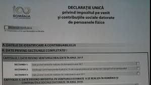 Declarația unică a apărut în legislația fiscală în anul 2018. AveÅ£i Probleme La Completarea È™i Transmiterea DeclaraÈ›iei Unice Formularul 212 CereÅ£i Ajutorul PrimÄƒriilor