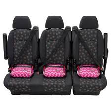 Bubblebum Backless Booster Car Seat Pink Chevron Pink Car Seat Backless Booster Car Seat Booster Car Seat