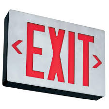 Check out our exit sign selection for the very best in unique or custom, handmade pieces from our signs shops. Lithonia Lighting Aluminum Led Emergency Exit Sign Le S 1 R El N Sd The Home Depot