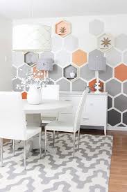 Paint And Frog Tape You Can Do This A Hexagon Geometric Pattern Wall Accent Wall Paint Ideas For Your Best Home Decor Diy Decor Interior Home Decor