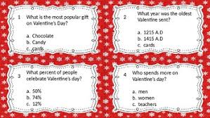 Valentine's day trivia questions · true or false: Valentine S Day Trivia Game Questions By Julianne Zielinski Tpt