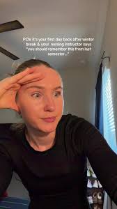 First Day Back at Nursing School