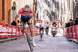 Mathieu van der poel will auf seinem mountainbike olympiagold gewinnen. Mathieu Van Der Poel Netherlands Strade Bianche Siena Italy 2021 Images Cycling Posters